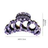 Colorful Crystal Hair Claw Barrette for Women