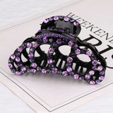 Colorful Crystal Hair Claw Barrette for Women