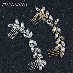 Crystal Hair Combs Bride Headbands Wedding Hair Accessories