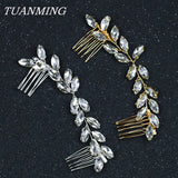 Crystal Hair Combs Bride Headbands Wedding Hair Accessories