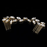 Crystal Hair Combs Bride Headbands Wedding Hair Accessories