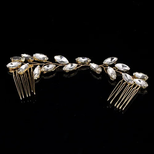 Crystal Hair Combs Bride Headbands Wedding Hair Accessories