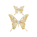 Crystal Hairpins Butterfly Wedding Dress Hair Accessories Women Hair Combs