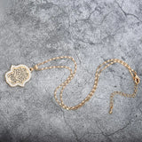 Silver Plated Hamsa Hands Necklace for Women