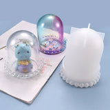 Crystal Silicone Mold Transparent Mirror Cover Dice Game Resin Mold