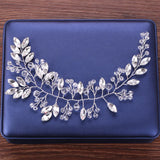 Crystal Headband Silver Bridal Hair Accessories Wedding Headpiece