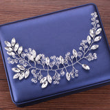 Crystal Headband Silver Bridal Hair Accessories Wedding Headpiece