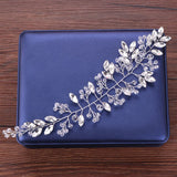 Crystal Headband Silver Bridal Hair Accessories Wedding Headpiece