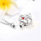 Crystal Heart Cremation Jewelry Necklace for Ashes