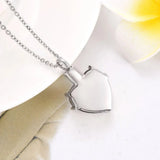 Crystal Heart Cremation Jewelry Necklace for Ashes