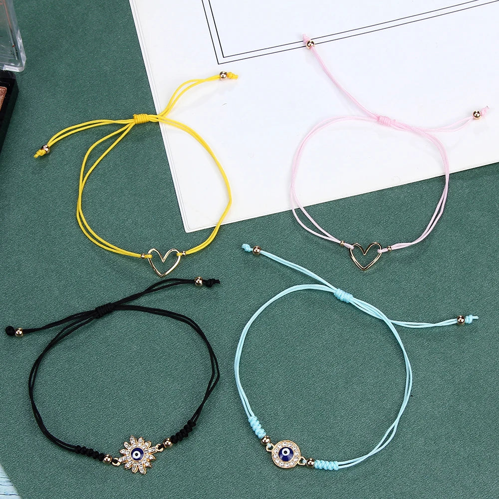 Multicolor Woven Rope Bracelet for Women Girls Jewelry