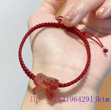 Crystal Jade Bow Bracelet Amulet Jewelry Natural Accessories