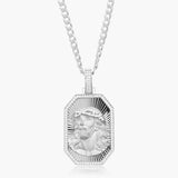 Crystal Jesus Christ Pendant Necklace Plated Choker