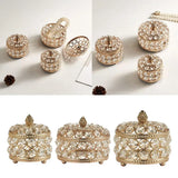 Crystal Jewellery Box for Storage - Portable Organiser Gift