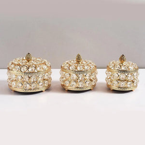 Crystal Jewellery Box for Storage - Portable Organiser Gift