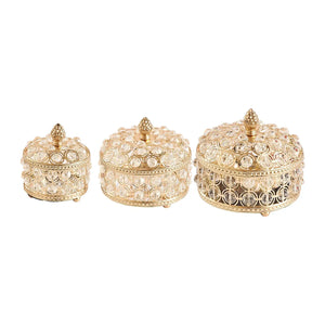 Crystal Jewelry Box Bracelets Storage Display Organizer