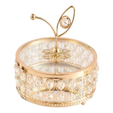 Crystal Jewelry Box Display Storage Organizer Case Keepsake Box for Valentine
