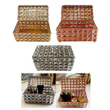 Crystal Jewelry Box Trinket Container Decorative Small Jewelry Case with Lid