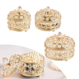 Crystal Jewelry Box Mirrored Base Organizer Trinket Box