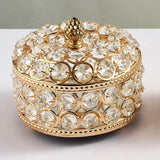 Crystal Jewelry Box Storage Box Ring Display Lady Case Portable