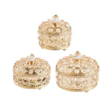 Crystal Jewelry Box with Lid for Earrings - Gift for Women