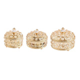 Crystal Jewelry Box with Lid for Earrings - Gift for Women