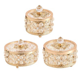 Crystal Jewelry Box for Necklace Home Decoration Gift Women Girls