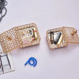 Crystal Jewelry Box Rectangle Earrings Wedding