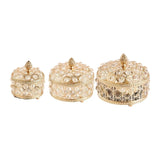 Crystal Jewelry Box Trinket Organizer Storage Case Holder