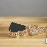 Crystal Jewelry Trinket Box Earrings Storage Organizer
