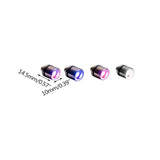 Crystal Key Chain LED Light Keychain Pendant DIY Resin Epoxy Accessories