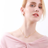 Zircon Birth Year Letter Pendant Necklace 1996 1997 Initial Choker Jewelry