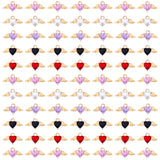Love Heart Angel Wing Charms Set Alloy DIY Jewelry Findings