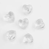 Crystal Love Heart Pendants 10/14mm Charms Glass Heart Beads
