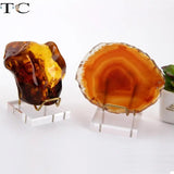 Crystal Mineral Rough Stone Display Base Jewelry Stand