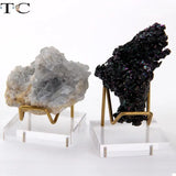 Crystal Mineral Rough Stone Display Base Jewelry Stand
