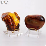 Crystal Mineral Rough Stone Display Base Jewelry Stand