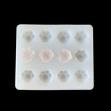 Crystal Mini Bear/Bear's Paw Silicone Mold for DIY Jewelry Making