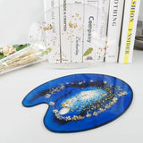Crystal Mirror Palette Painting Board Resin Silicone Mold
