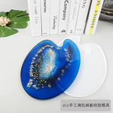 Crystal Mirror Palette Painting Board Resin Silicone Mold
