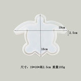 Crystal Mirror 3D Tortoise Animals Ashtray Mold DIY Resin Mold
