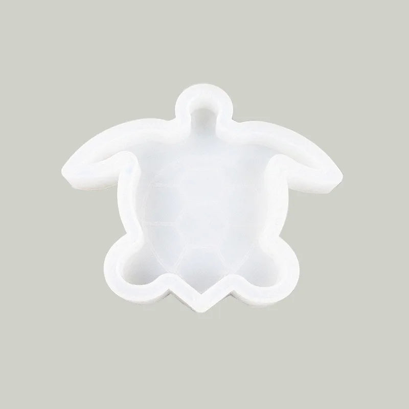 Crystal Mirror 3D Tortoise Animals Ashtray Mold DIY Resin Mold