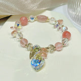 Crystal Stone Couple Beads Bracelet Lucky Bracelets