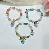Crystal Stone Couple Beads Bracelet Lucky Bracelets