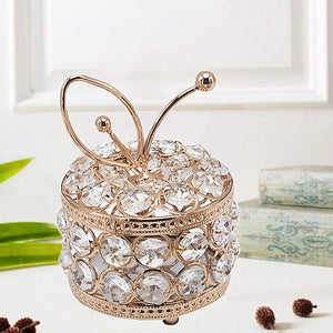 Crystal Necklace Jewelry Box Unique Trinket Ring Makeup Organizer