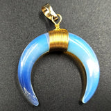 Crystal Opal Howlite Carnelian Malachite Art Pendant Bead