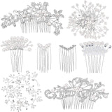 Crystal Pearl Bridal Hair Vine Tiaras Head piece Hair Comb Headband Hairpins
