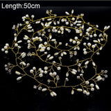 Crystal Pearl Bridal Hair Vine Tiaras Head piece Hair Comb Headband Hairpins