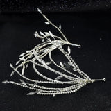 Crystal Pearl Bride Headband Hair Band Tiara Crown Bridal Headdress