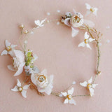 Crystal Pearl Hair Belt Bridal Hair Ornaments